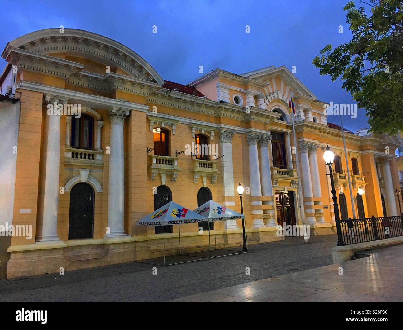 Plaza Bolivar de Caracas, centre-ville Banque D'Images