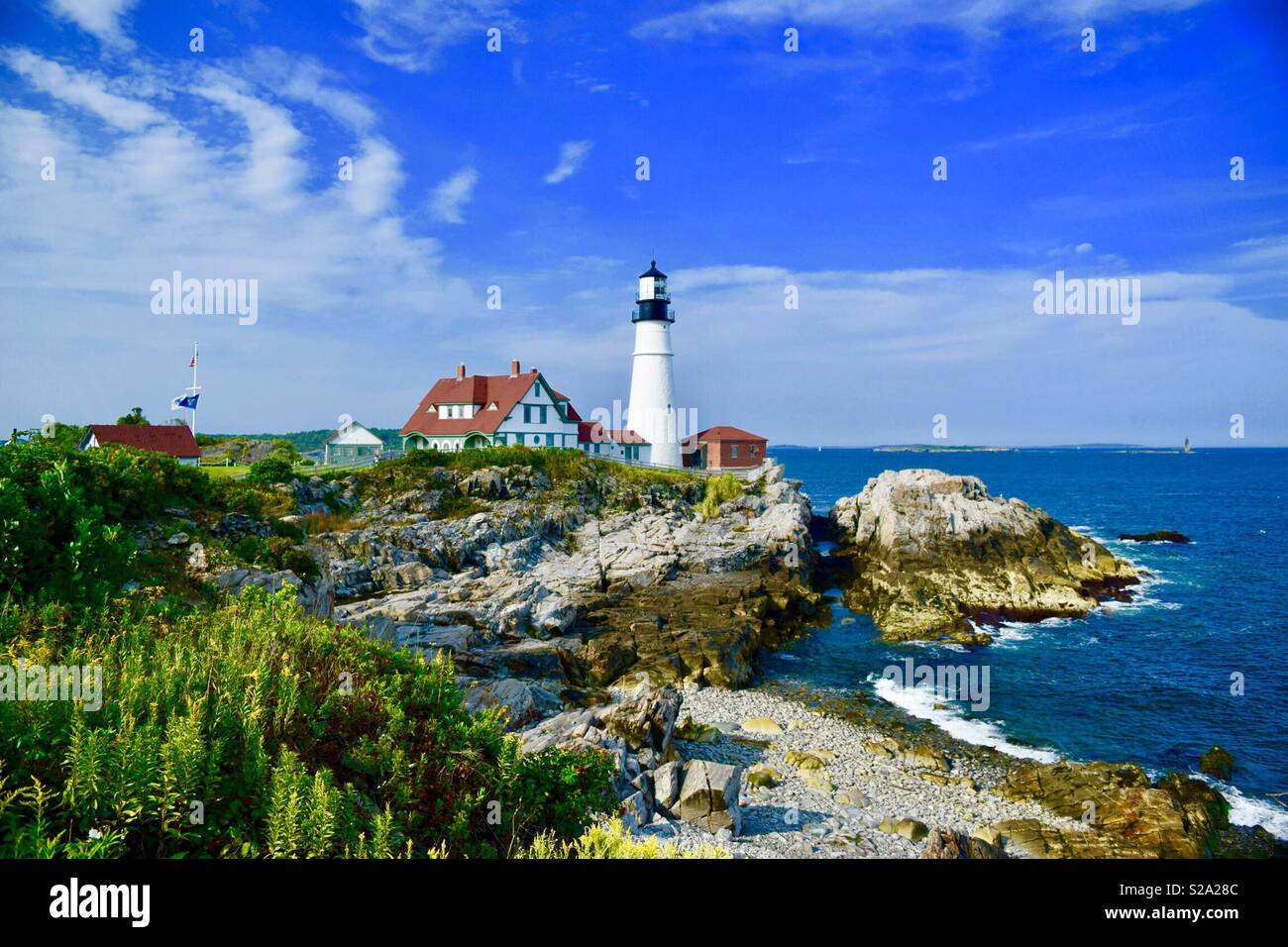 Phare du Maine - Image de stock capturée avec un smartphone