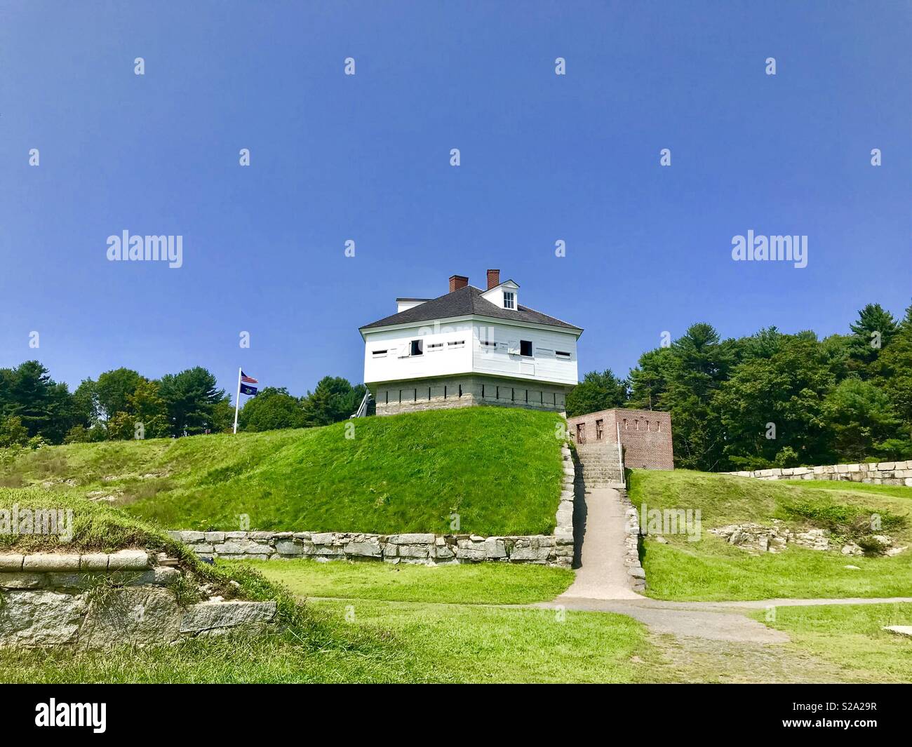 Fort McClary Banque D'Images