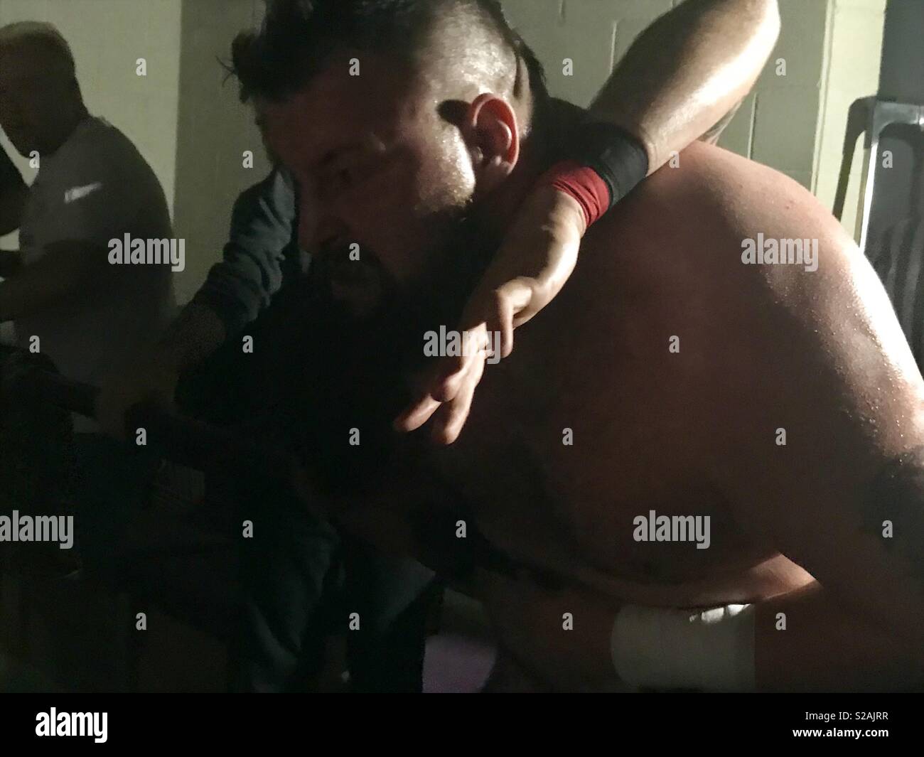 Pro Wrestling chaos Banque D'Images