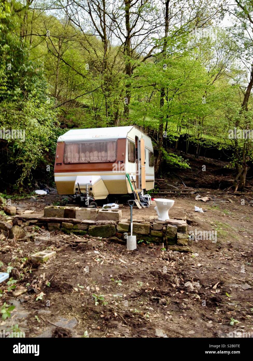 Rubbish caravan Banque de photographies et d’images à haute résolution