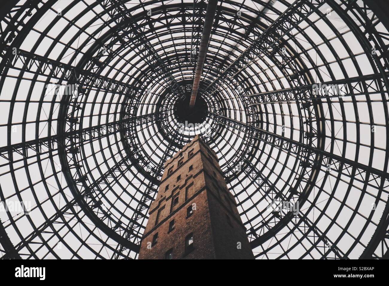 La gare centrale de Melbourne tower Banque D'Images