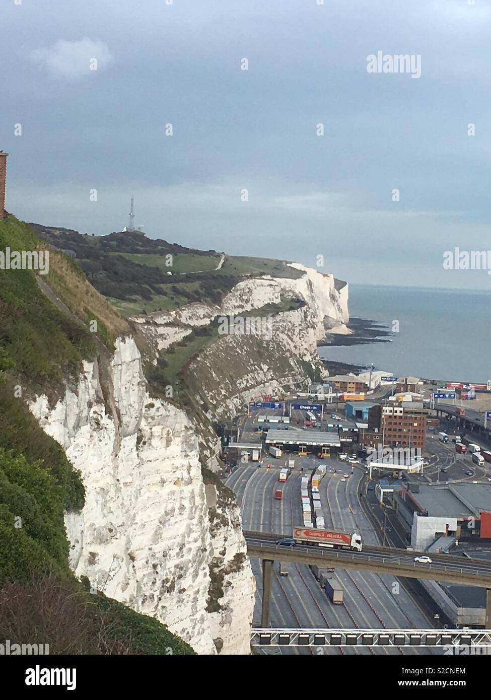 White Cliffs of Dover - Image de stock capturée avec un smartphone