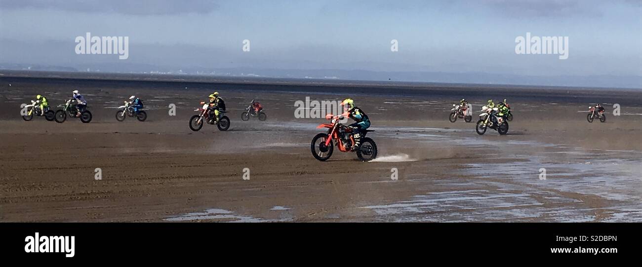 Weston Beach Race 2018 Banque D'Images