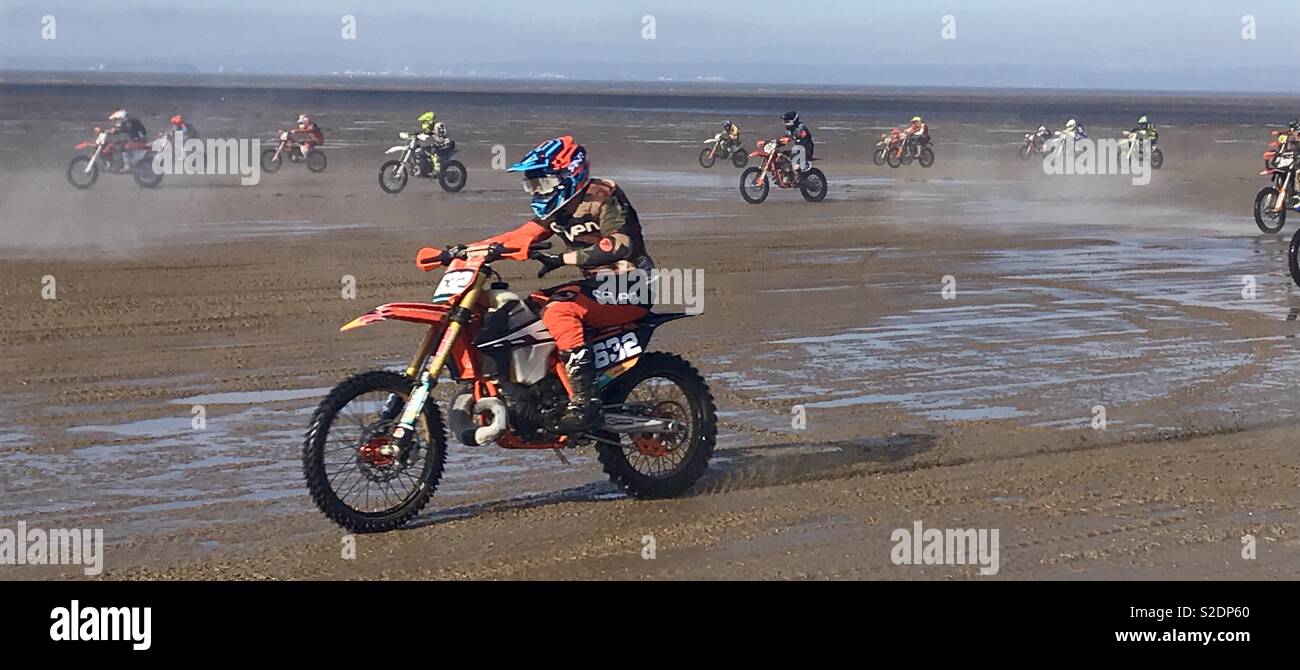 Weston Beach Race 2018 Banque D'Images