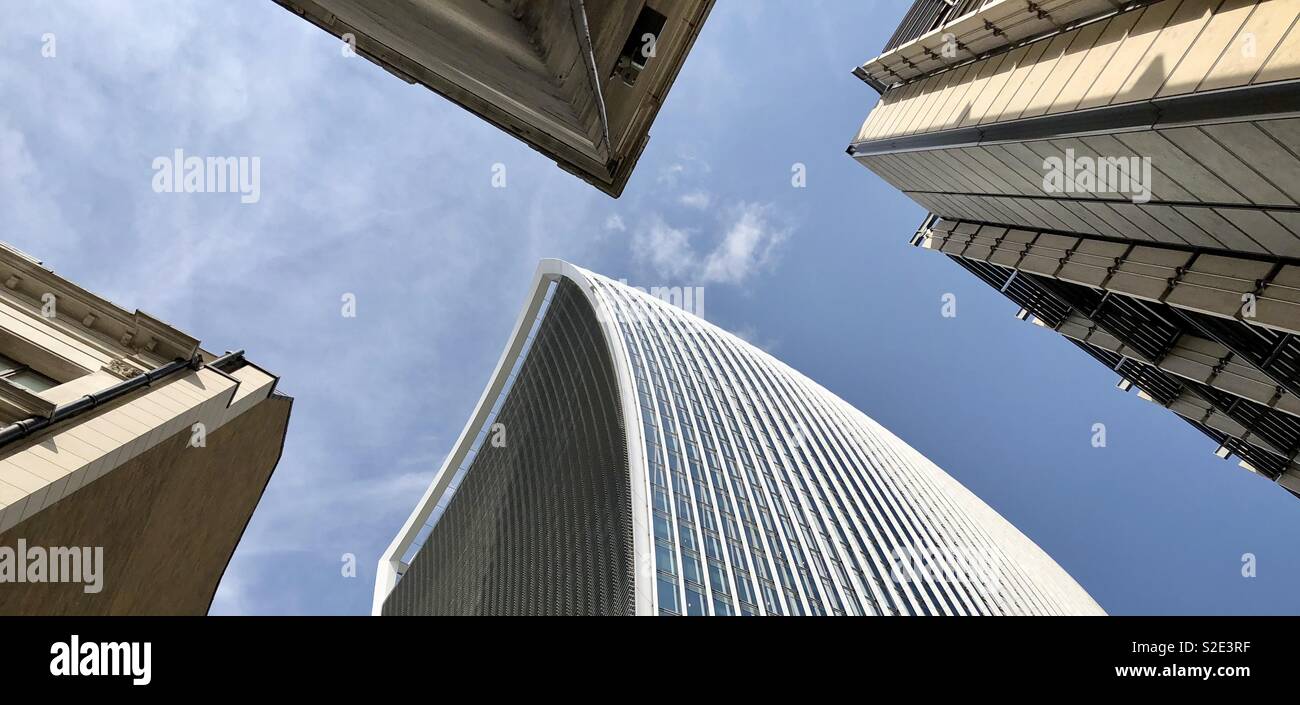 4 Coins dans City of London Banque D'Images