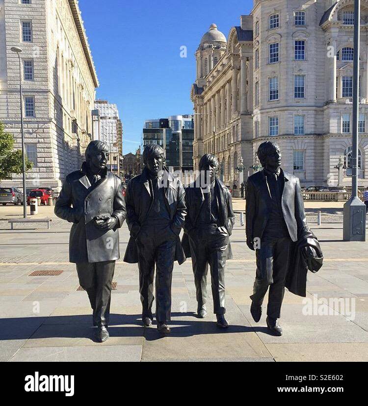 Les Beatles, Liverpool Banque D'Images