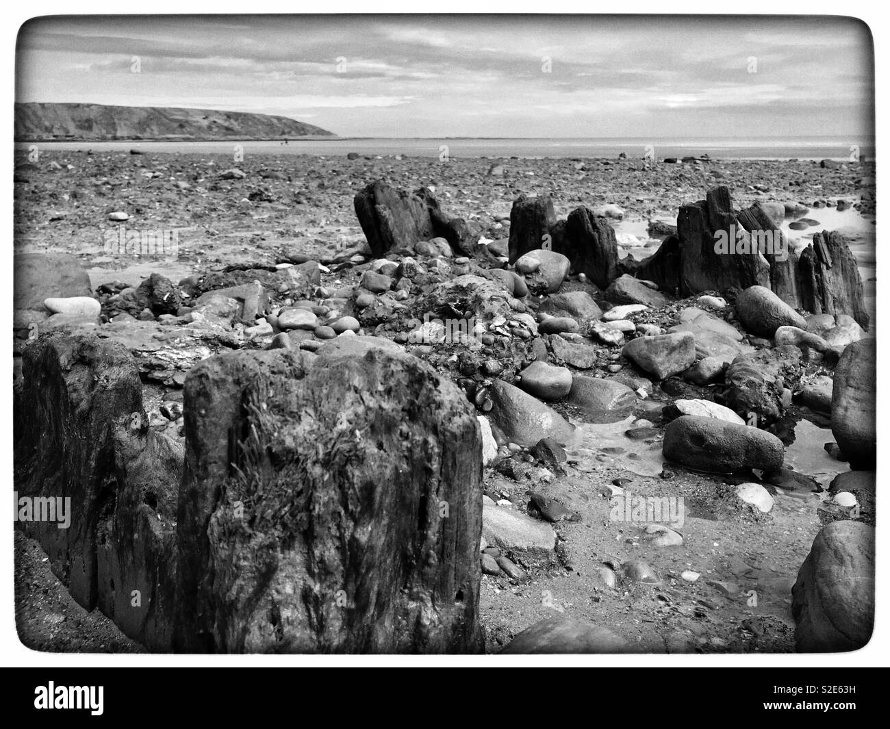 Seaside beach rocks Banque D'Images