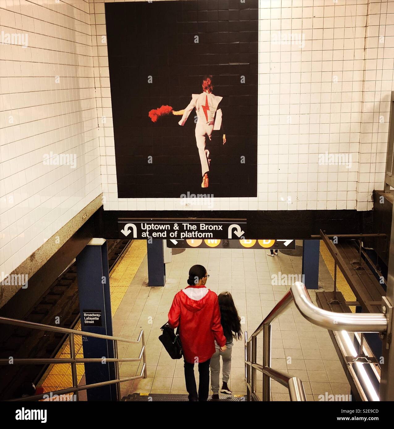L'art dans la station de métro de la ville de New York neuf Banque D'Images