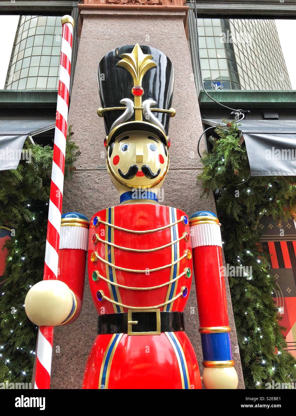 Un signe que Noël est proche. - Image de stock capturée avec un smartphone