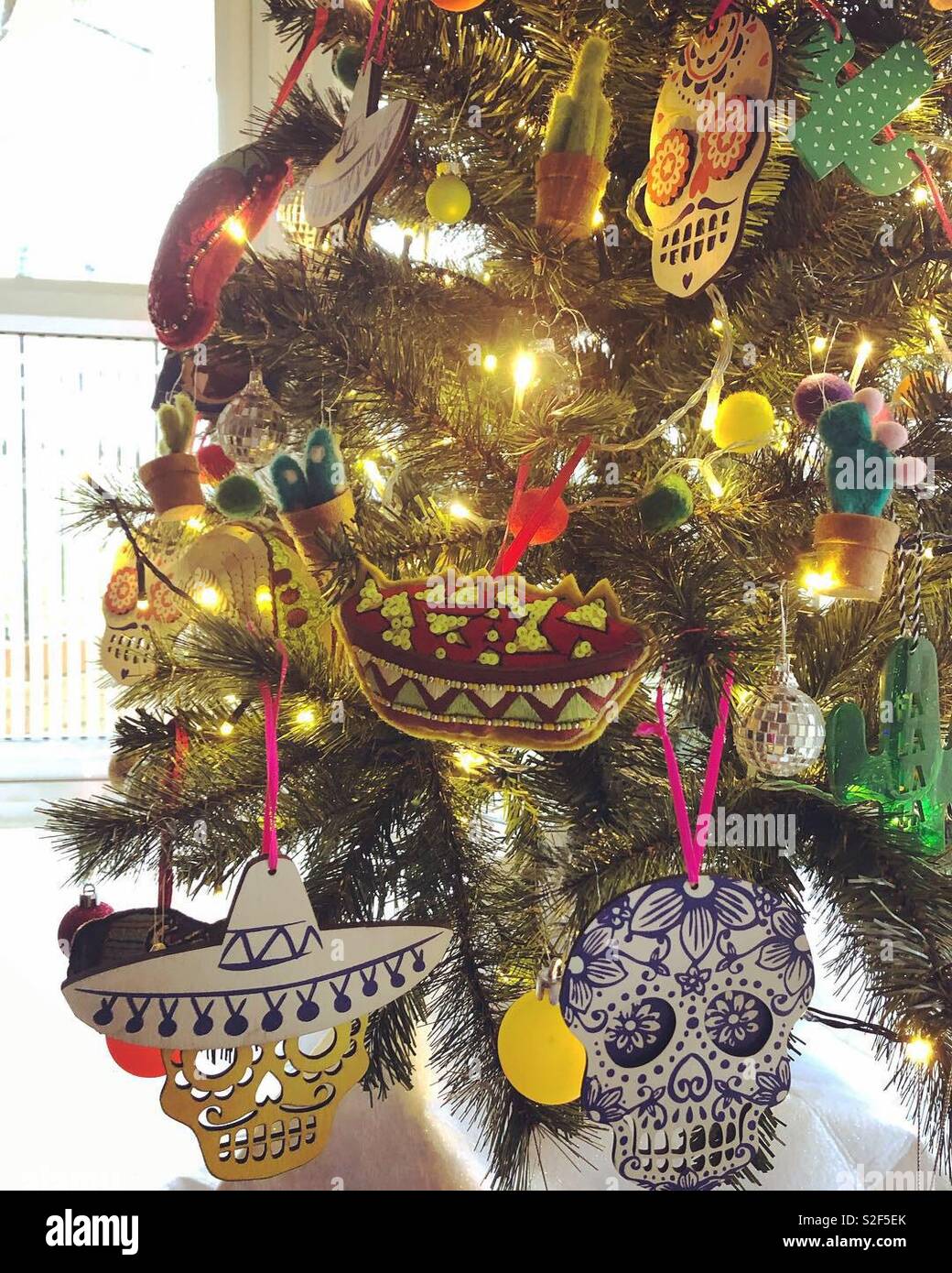 Arbre de Noël mexicain - Image de stock capturée avec un smartphone