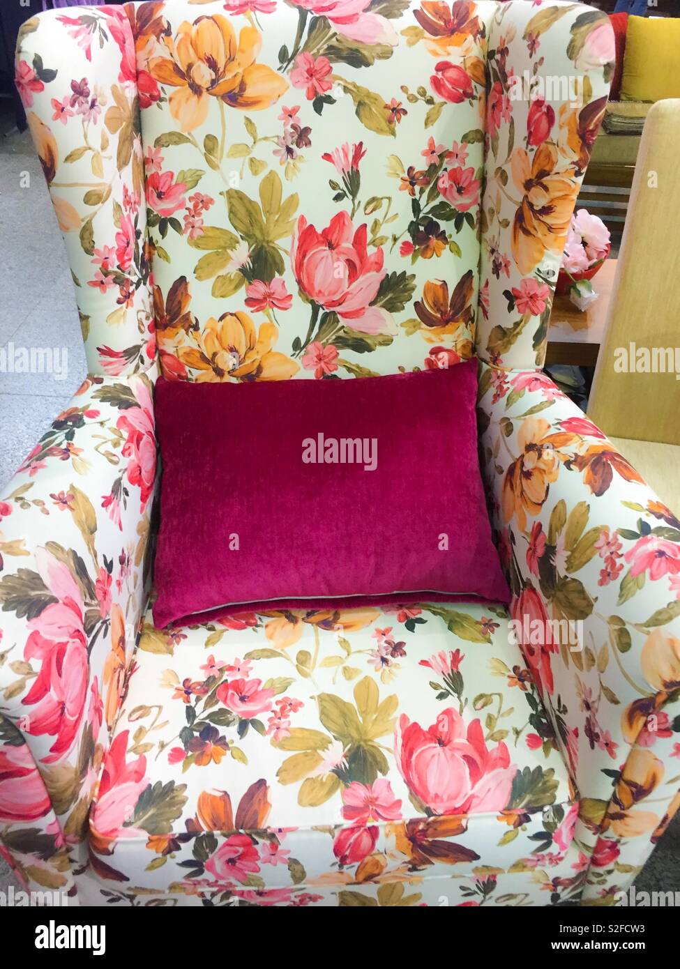 Chaise confortable pour se détendre Banque D'Images
