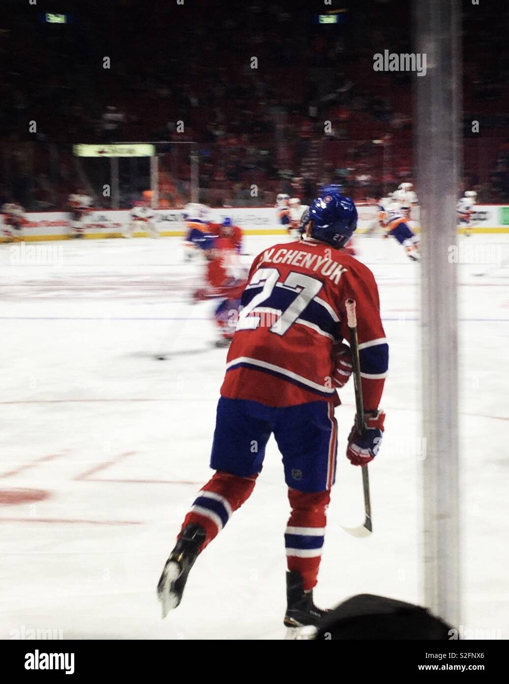 Il était une fois, quand Alex Galchenyuk était un joueur des Canadiens de Montréal. Banque D'Images