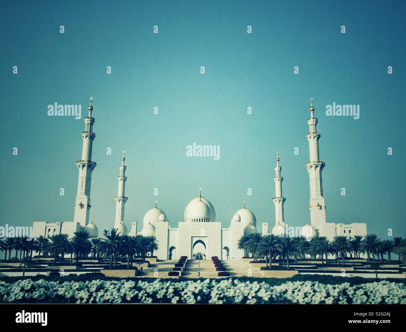 La Mosquée Sheikh Zayed Banque D'Images