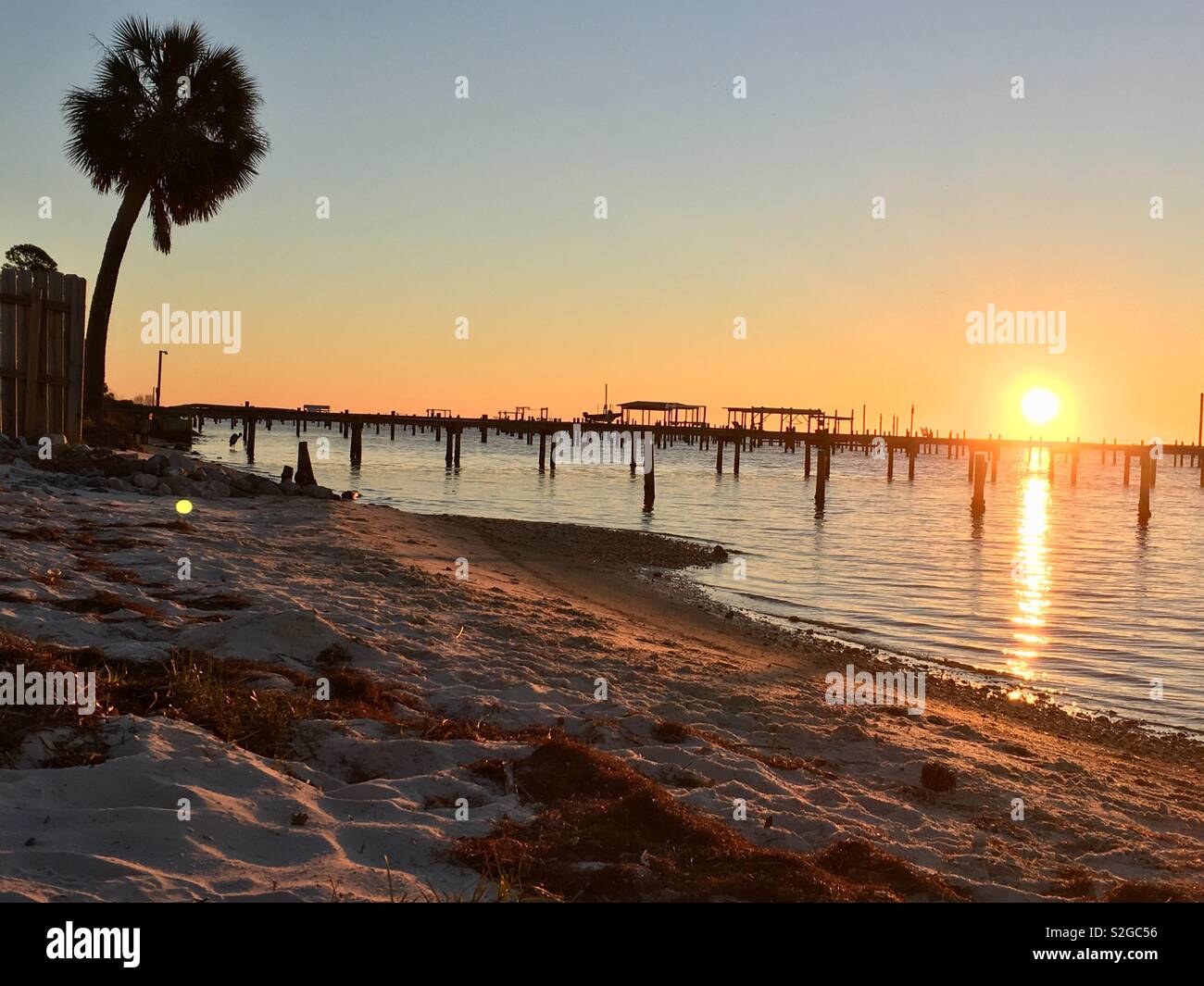 Santa Rosa sound, en Floride Banque D'Images