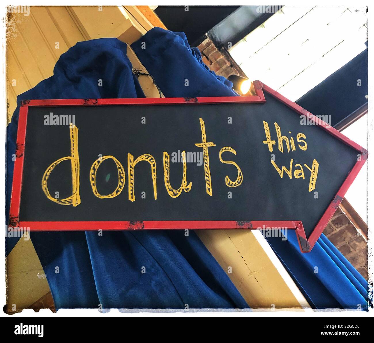Donut sign Banque D'Images