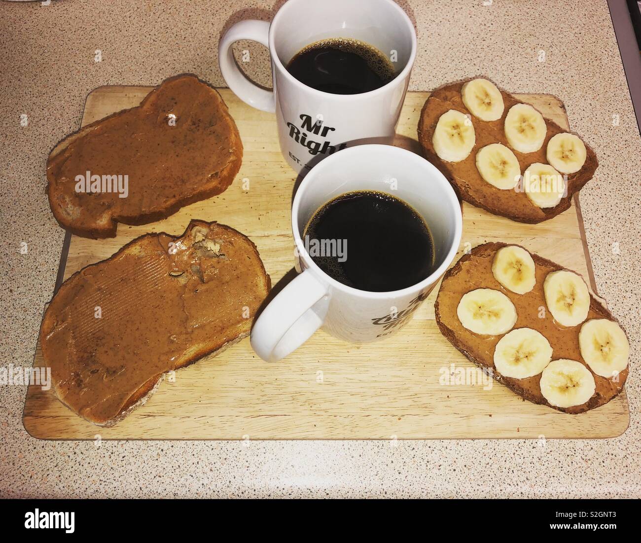 Petit-déjeuner à l'intention des champions Banque D'Images