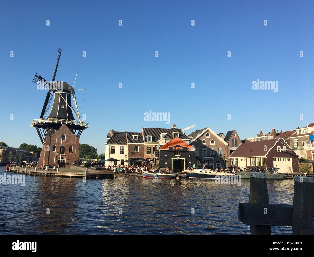 Skyline de Haarlem Banque D'Images