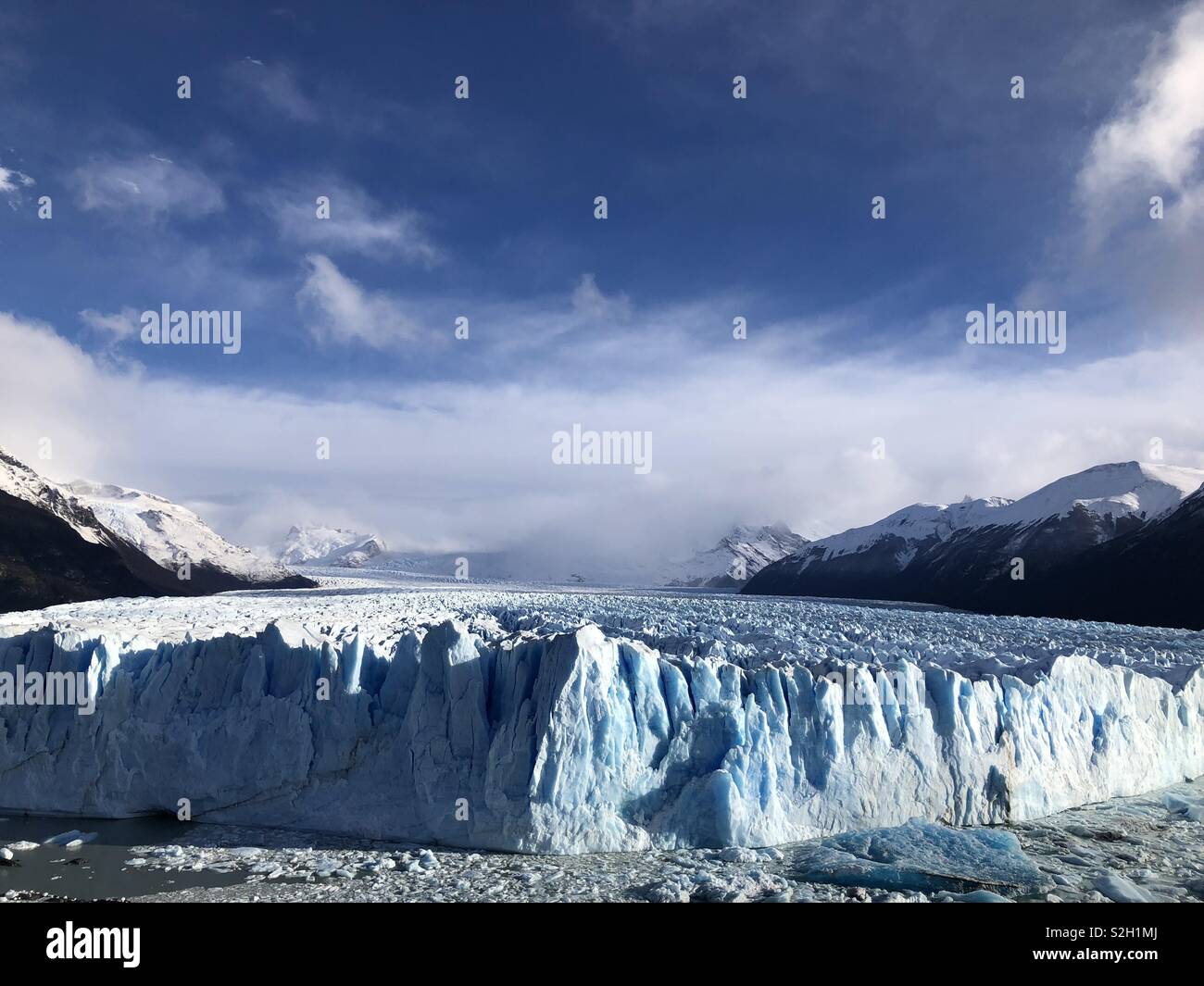 Les champs de glace du glacier Perito Moreno. El Calafate, Argentine. Banque D'Images