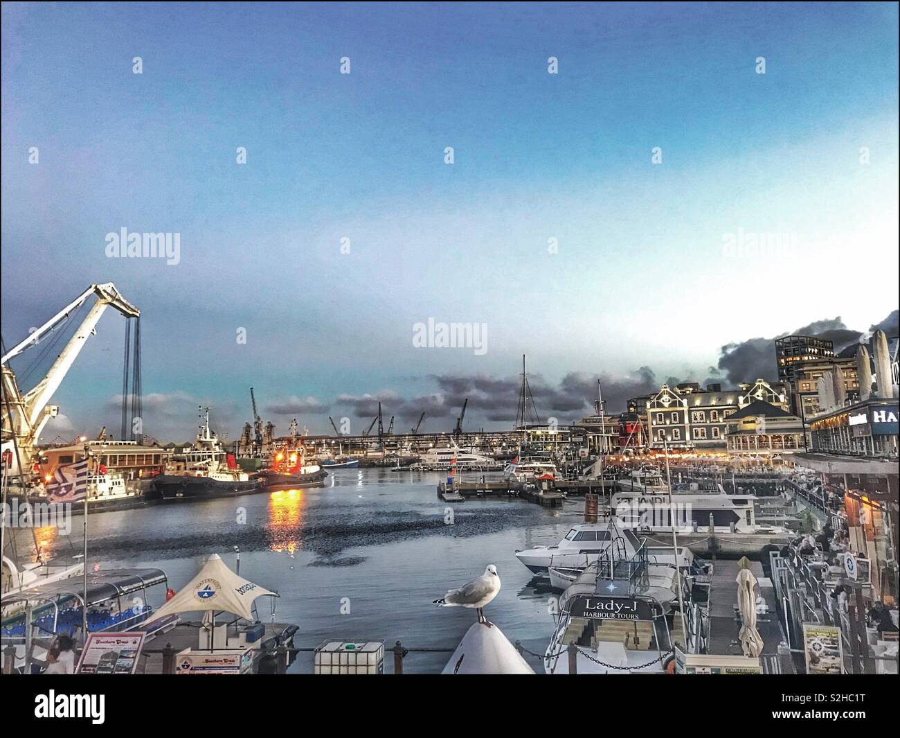 Le V&A Waterfront, Cape Town, Afrique du Sud. Banque D'Images