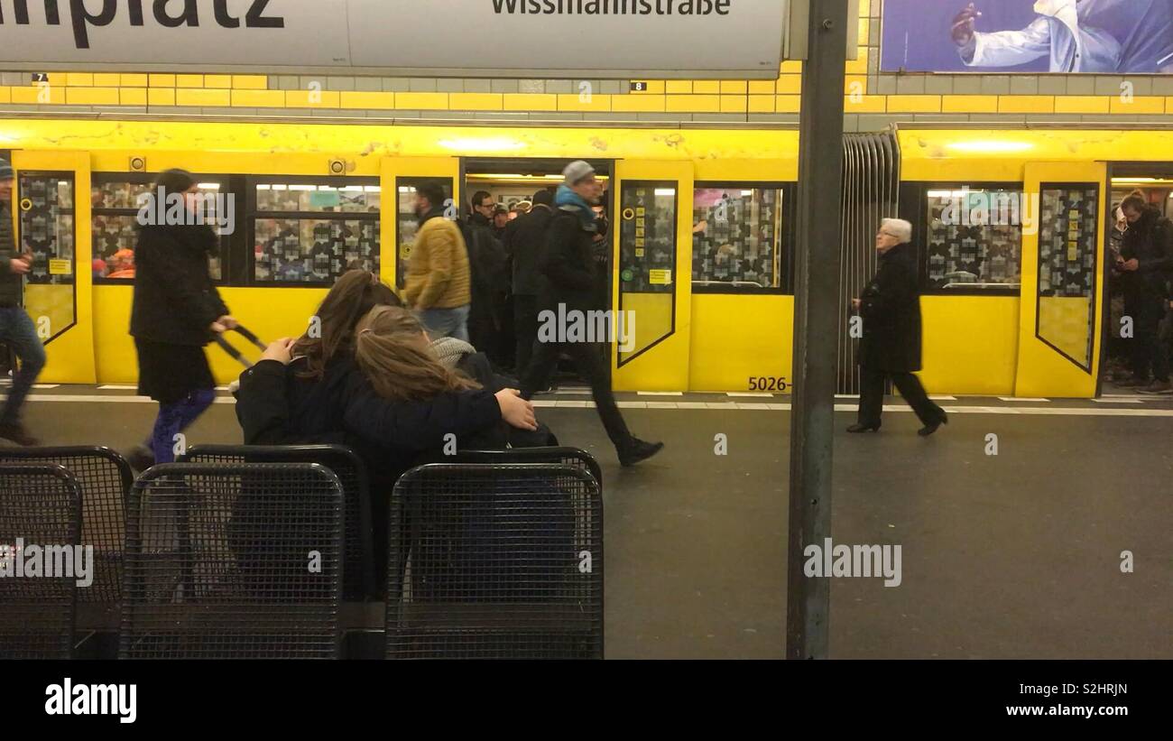 Station UBahn Hermannplatz Banque D'Images