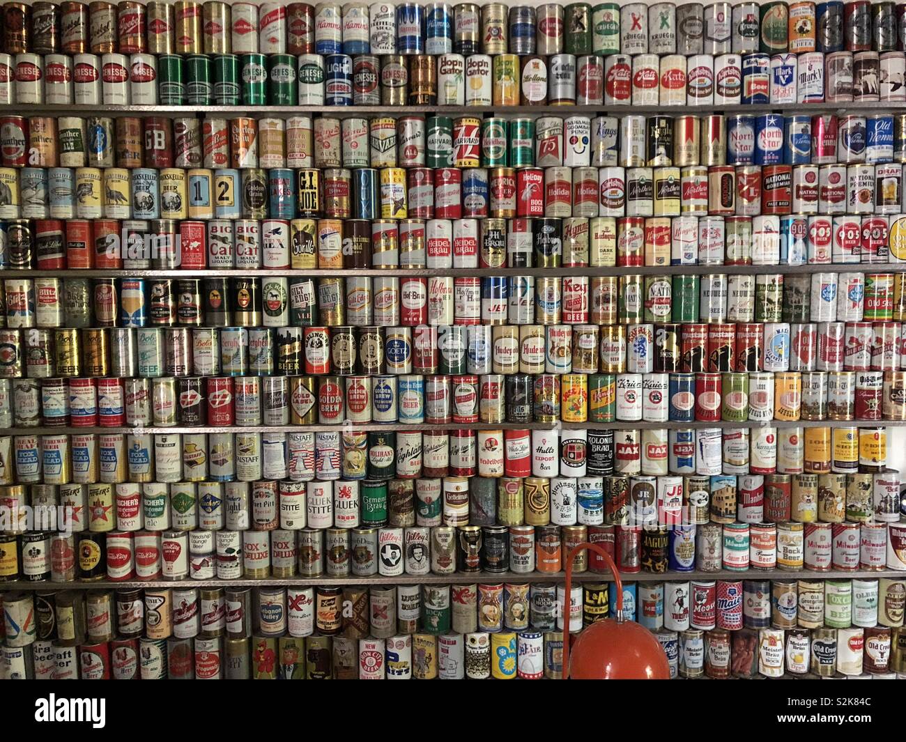 Mur de bière Banque D'Images