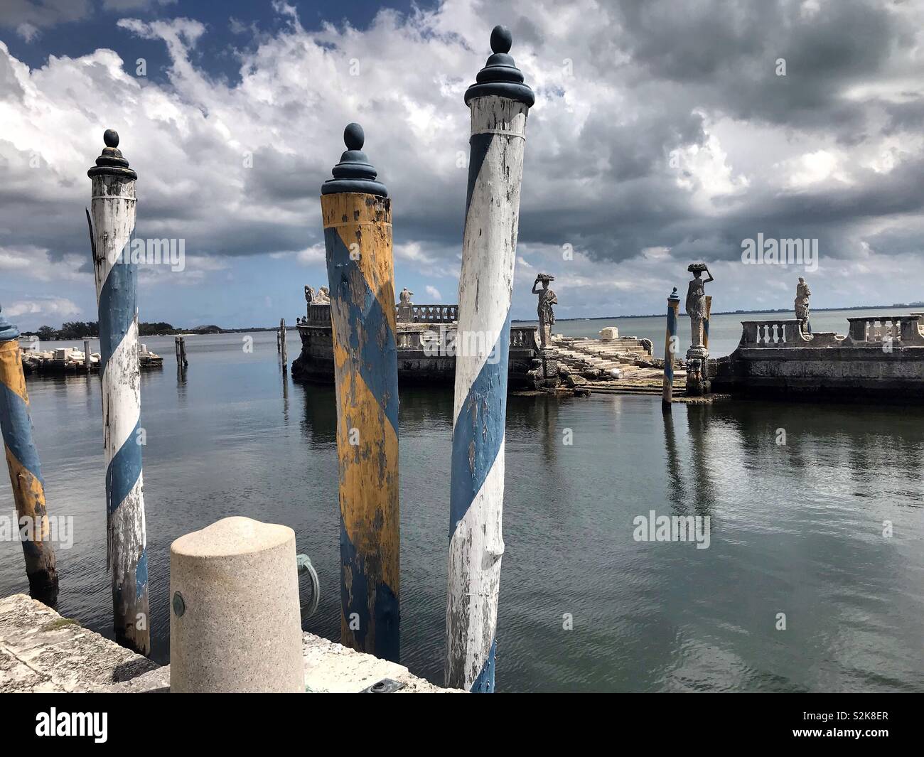 Vizcaya Museum à Miami Banque D'Images