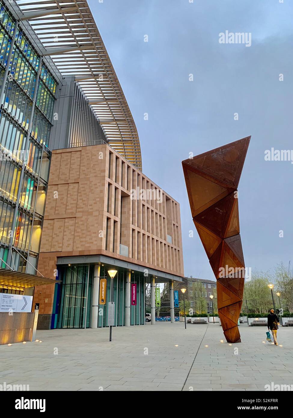 Londres, UK - 7 Avril 2019 : Francis Crick l'Institut. Banque D'Images