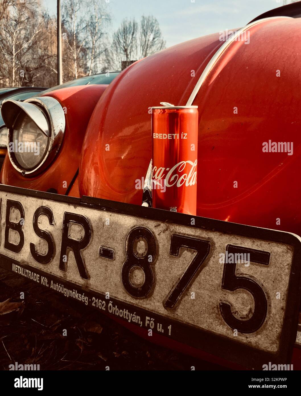 Coca-Cola avec Wolkwagen Banque D'Images