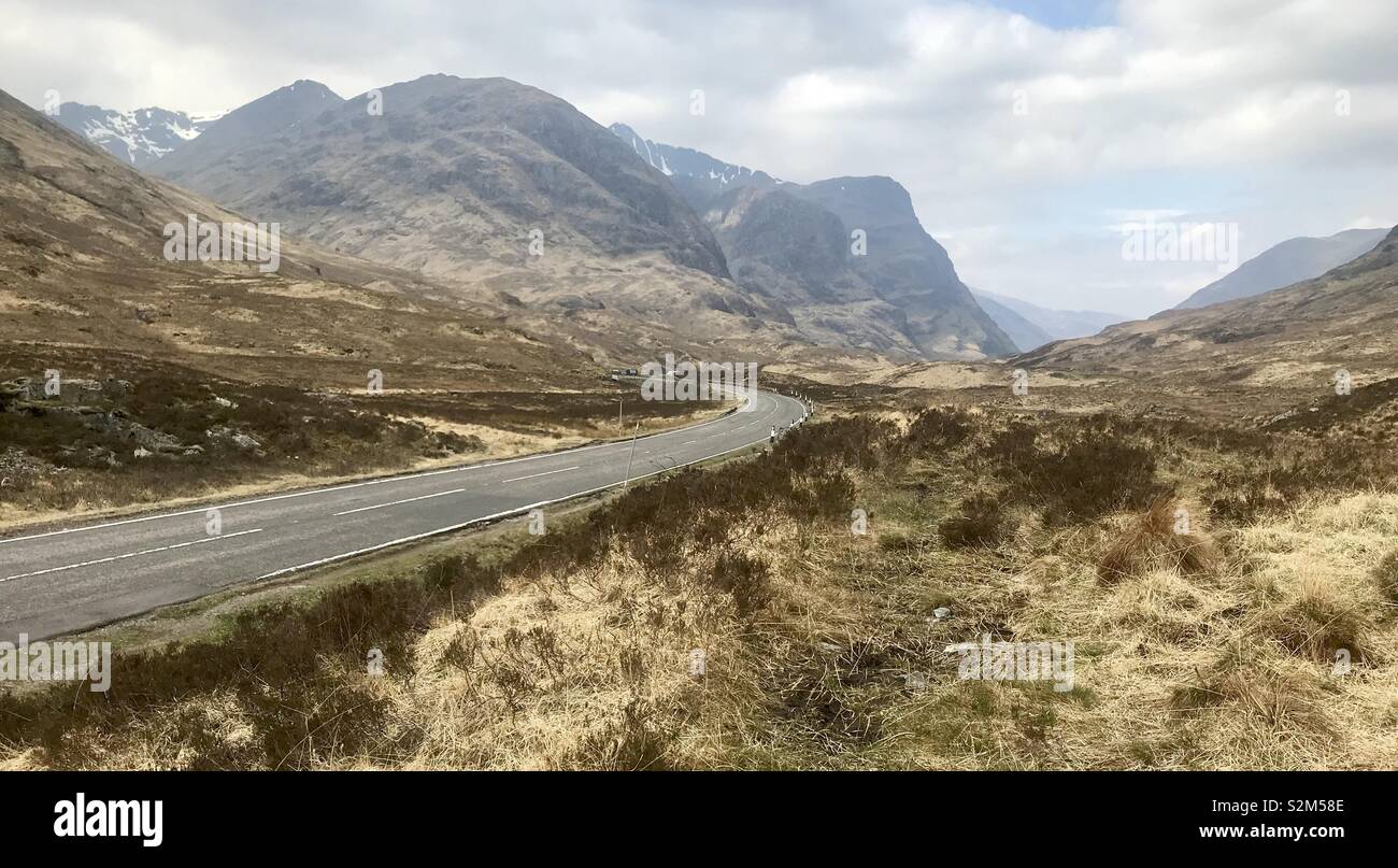 Kinlochleven. Scottish Highlands - Image de stock capturée avec un smartphone