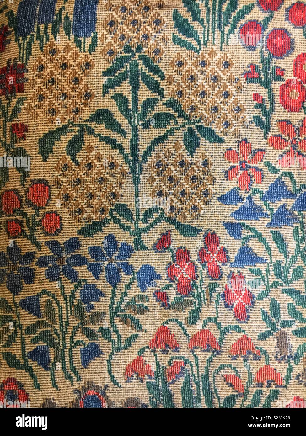 Jardin de fleurs tapisserie. - Image de stock capturée avec un smartphone