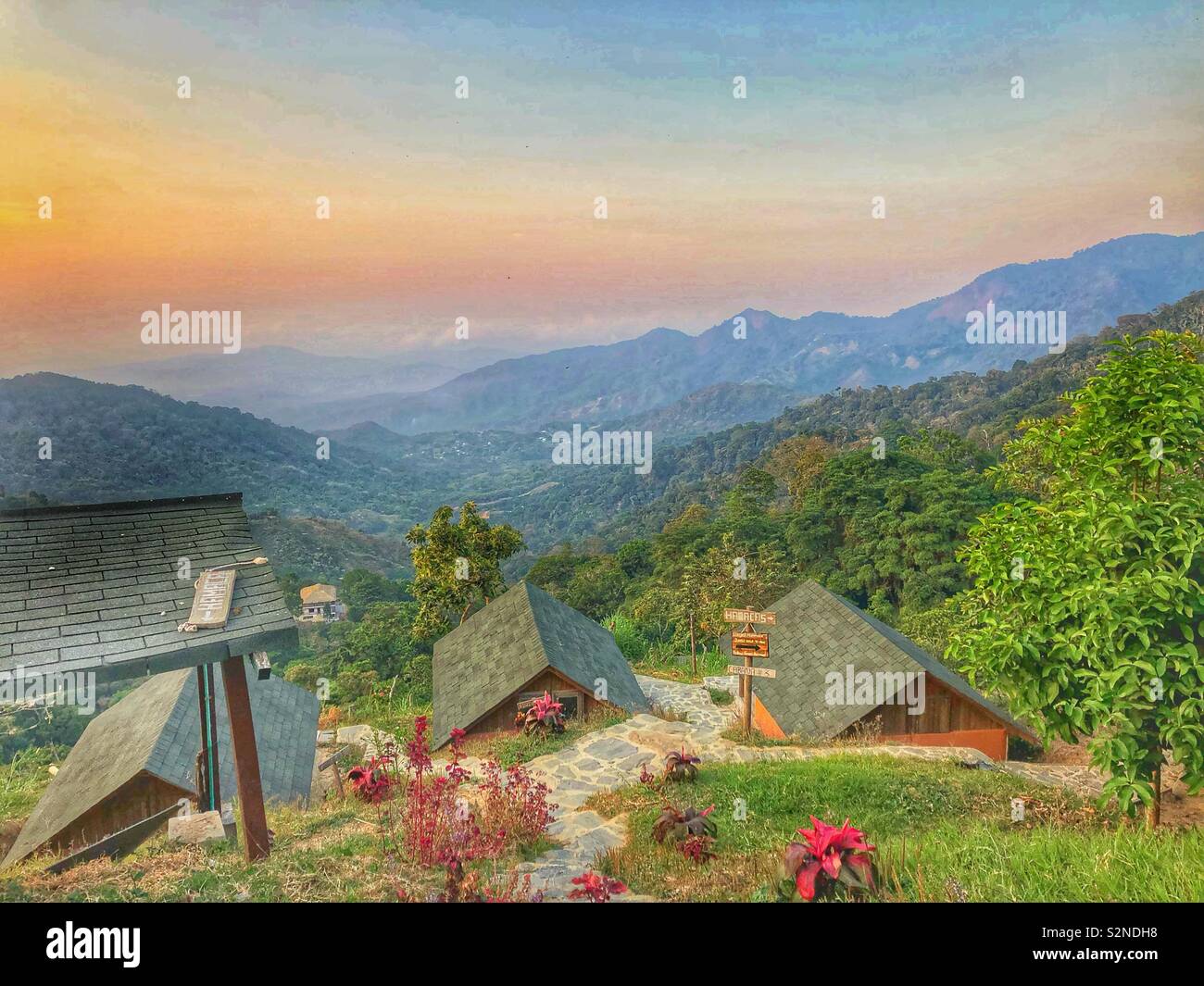 Refuge de montagne de la Sierra Nevada de Santa Marta, Colombie. - Image de stock capturée avec un smartphone
