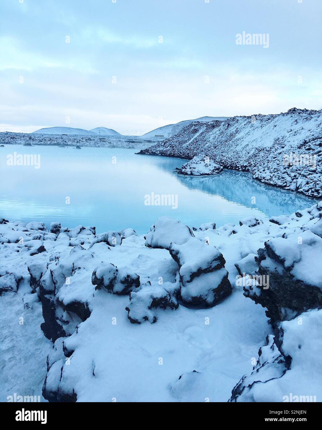 L'Islande Blue Lagoon Banque D'Images