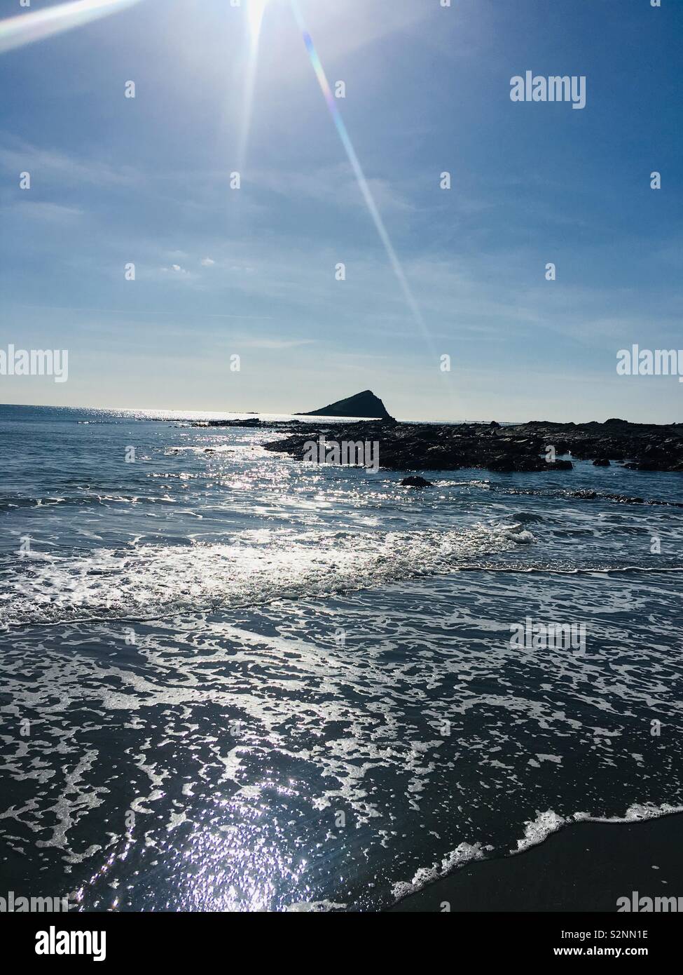 Wembury Beach, Cornwall Banque D'Images