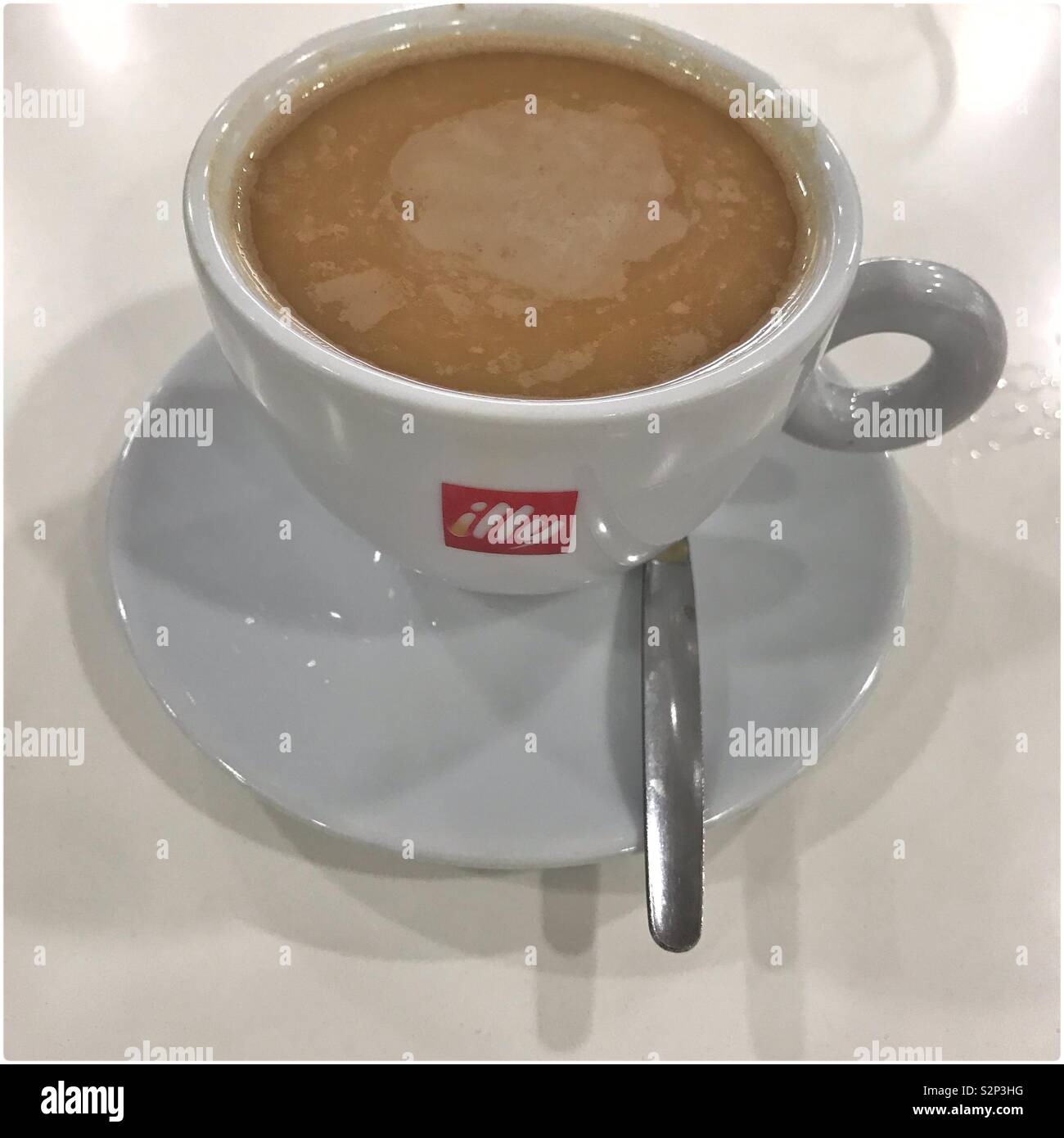 Tasse de café Illy. Banque D'Images