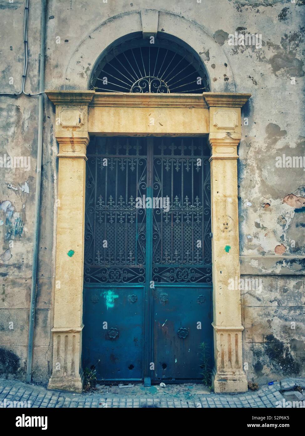 Construire la porte ancienne Banque D'Images