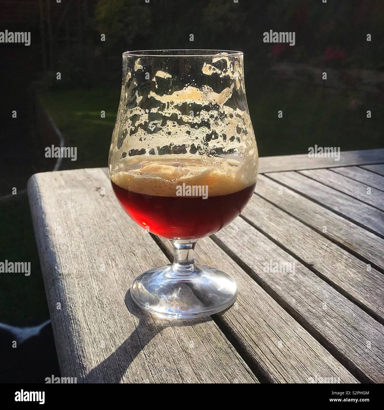 Verre à bière Banque D'Images