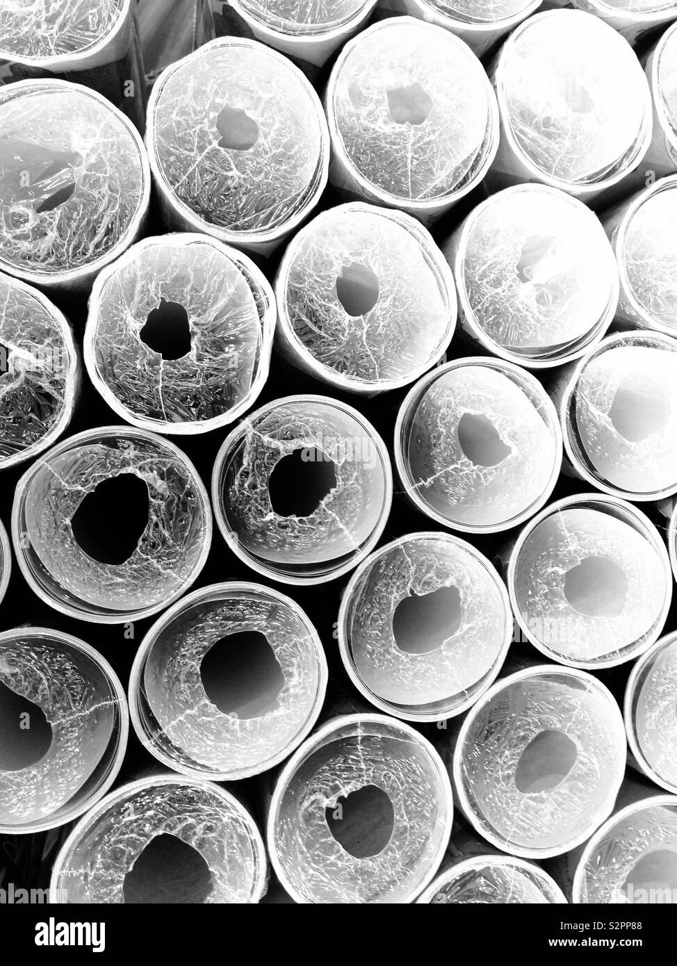 Rouleaux de papier Banque D'Images