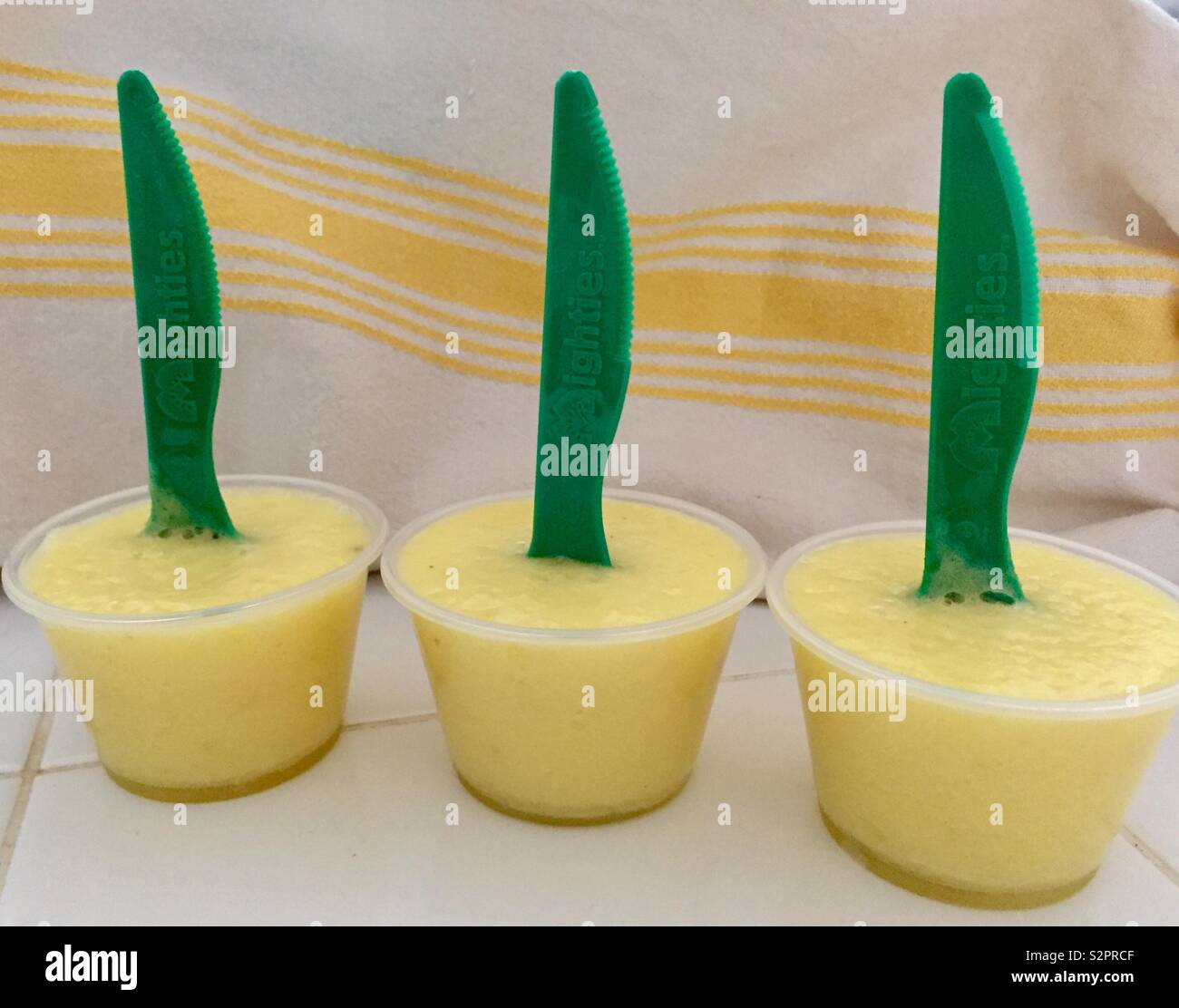 Pineapple pop congelé Banque D'Images