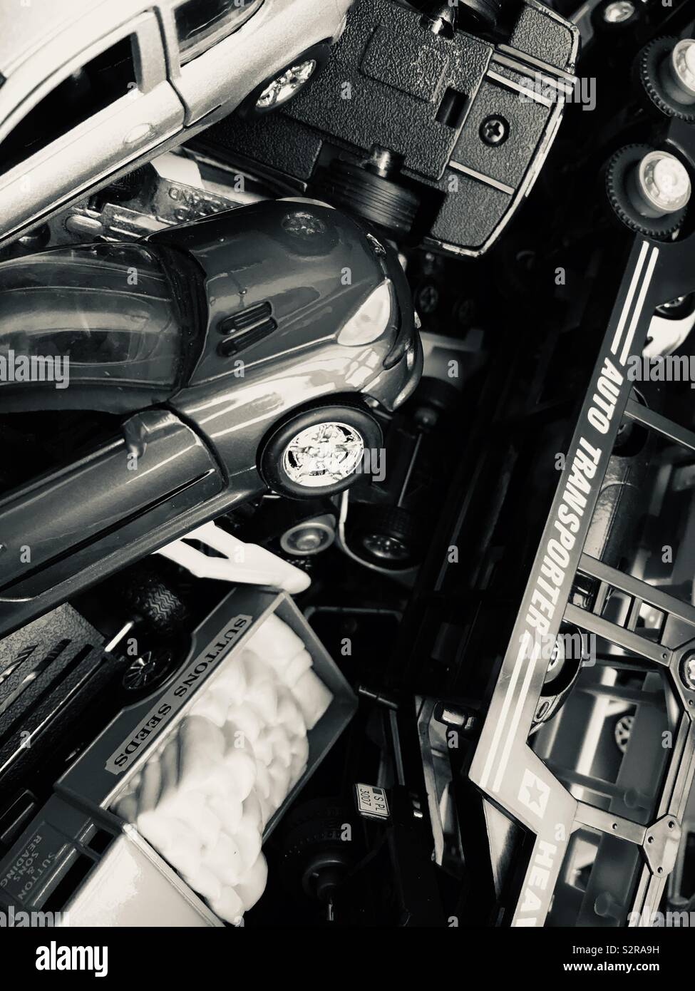 Collection de voitures jouets moulé Banque D'Images