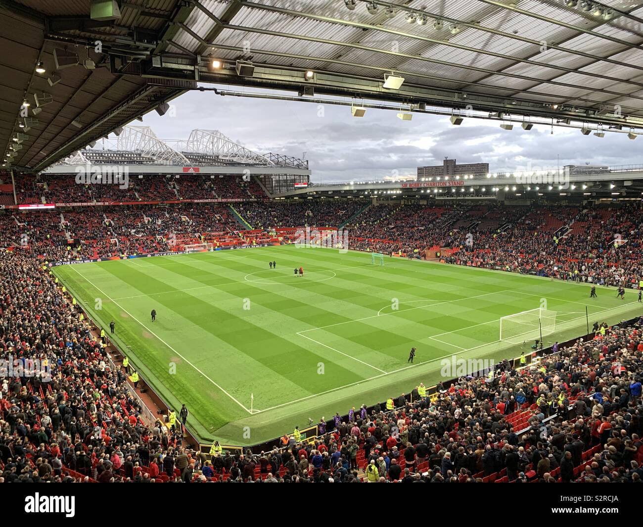 Manchester united stretford end old trafford Banque de photographies et