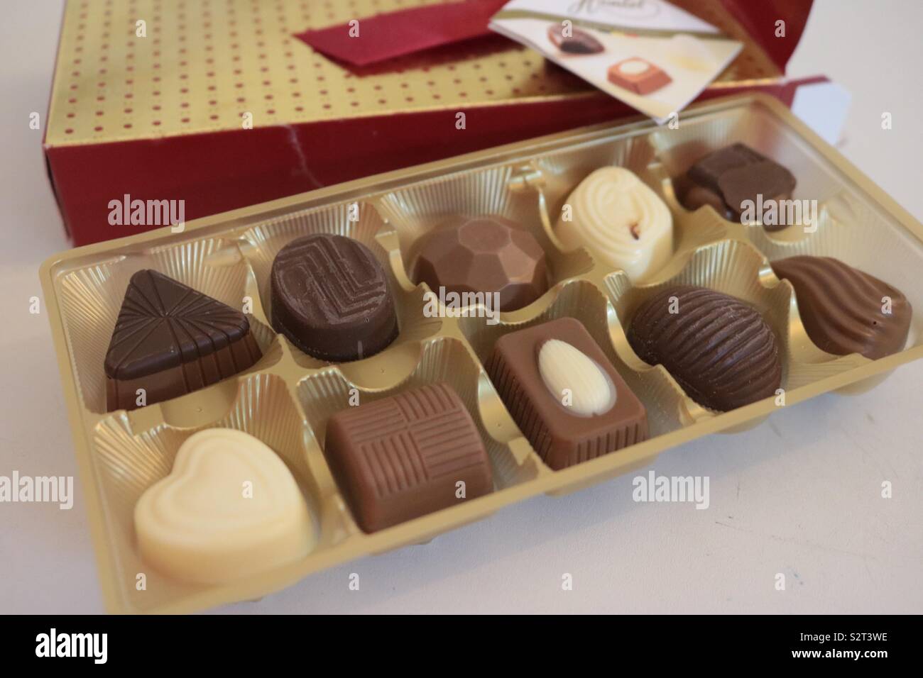 Cadeau Chocolat Banque D'Images