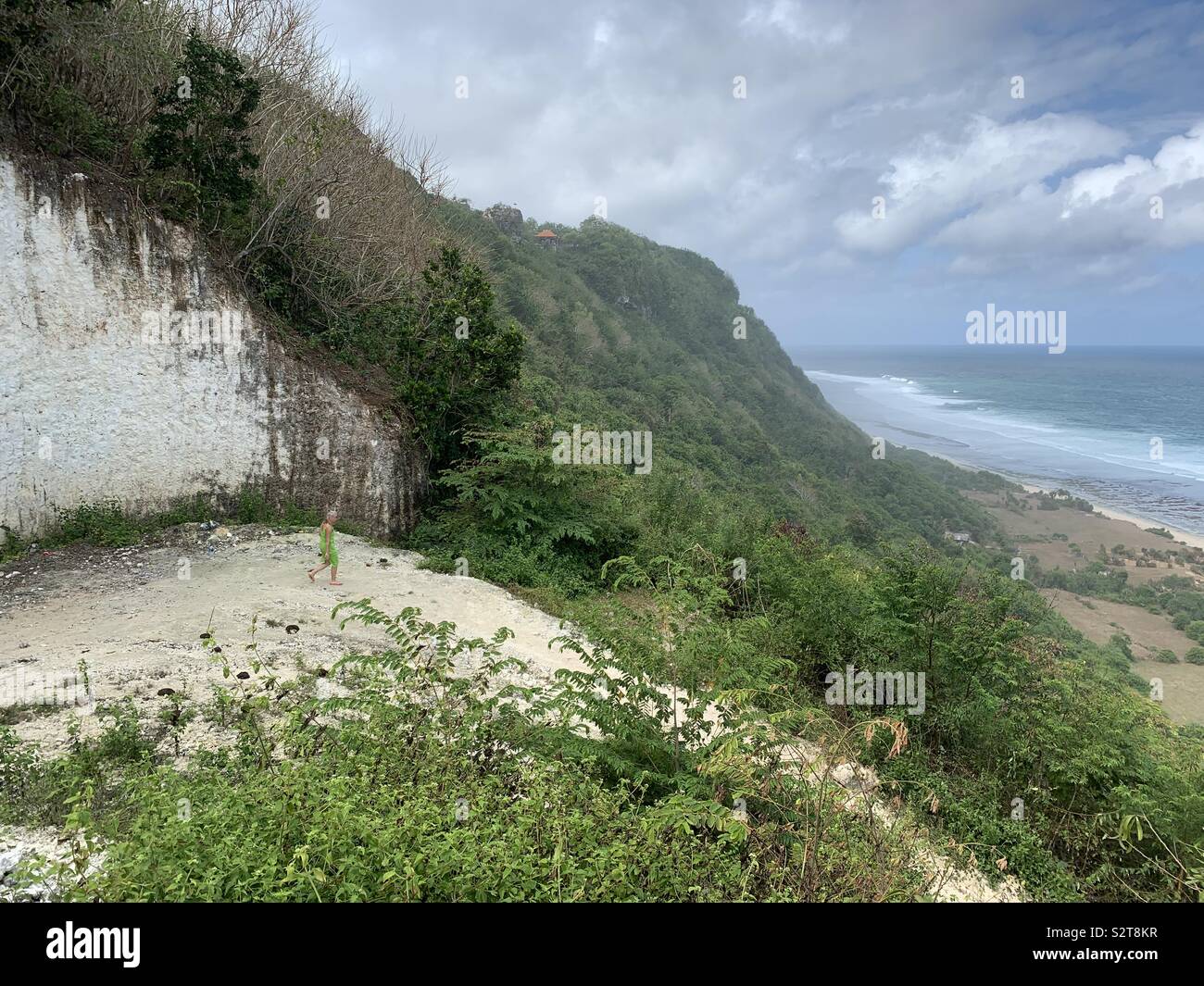 Chemin de la Nyang Nyang Beach à Bali Banque D'Images