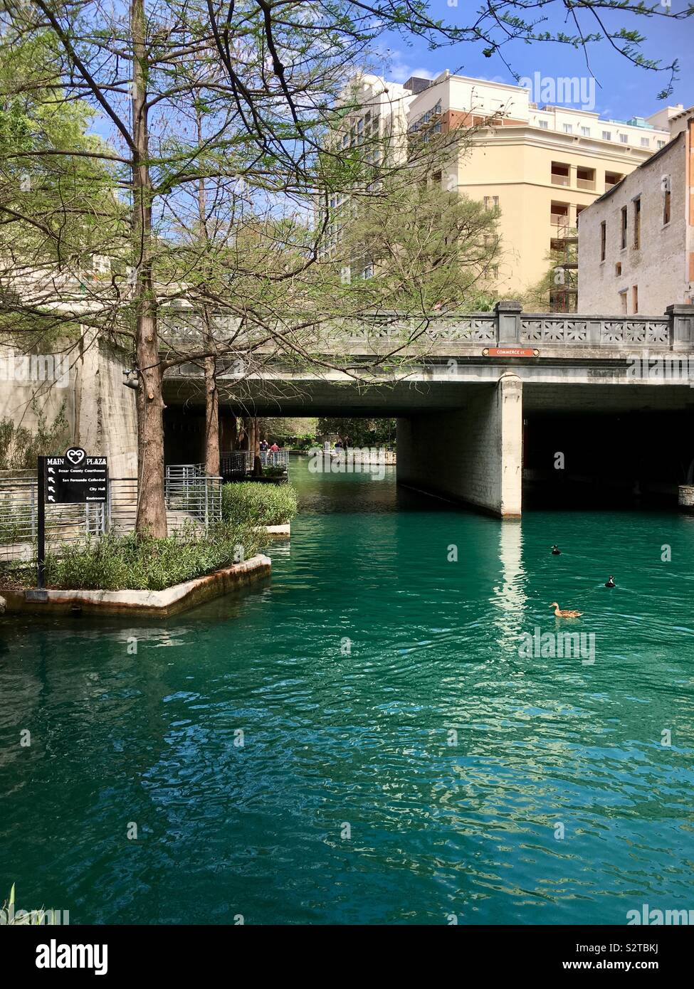 San Antonio River Walk Banque D'Images