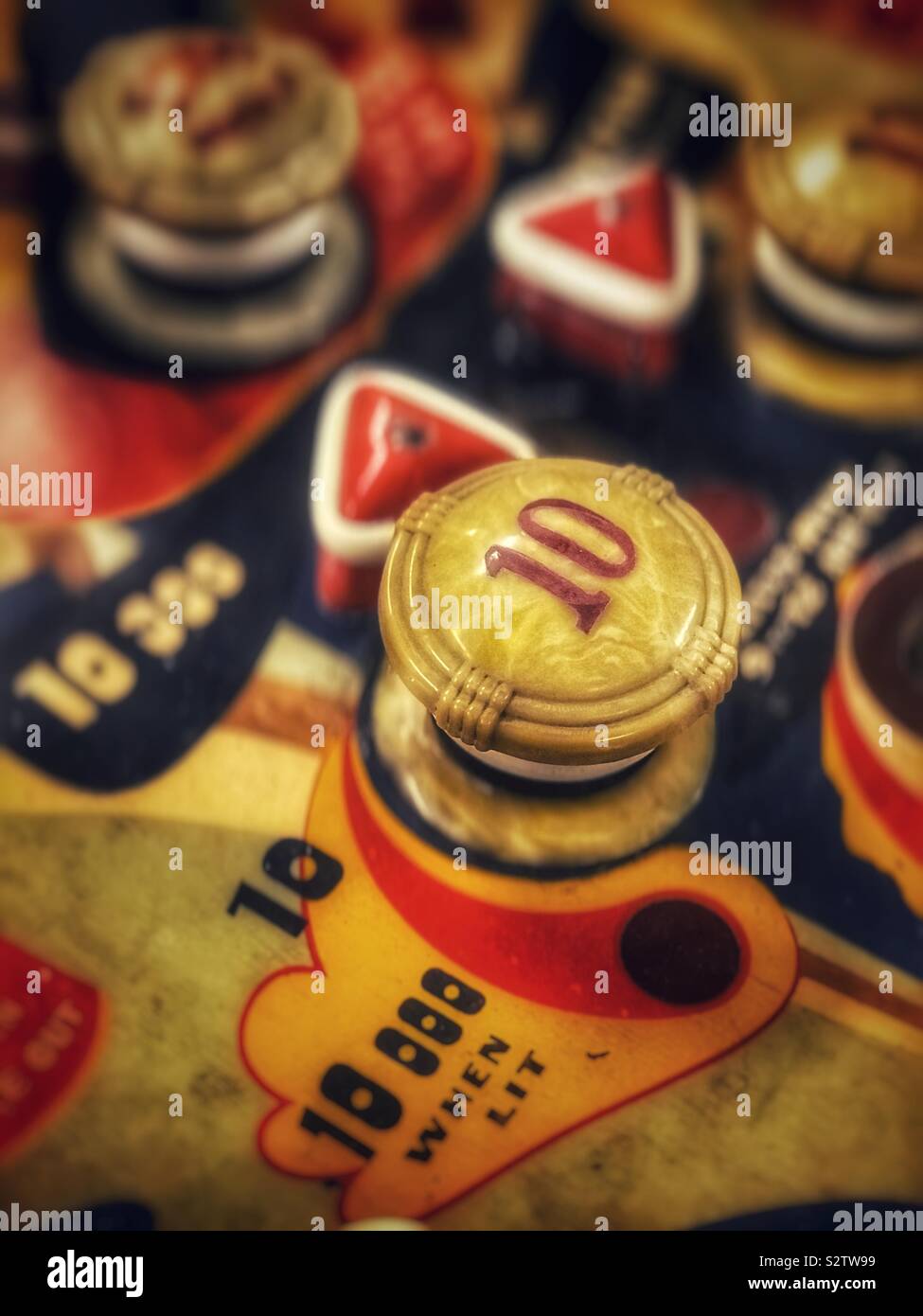 Jeu d'arcade vintage coloré - Image de stock capturée avec un smartphone