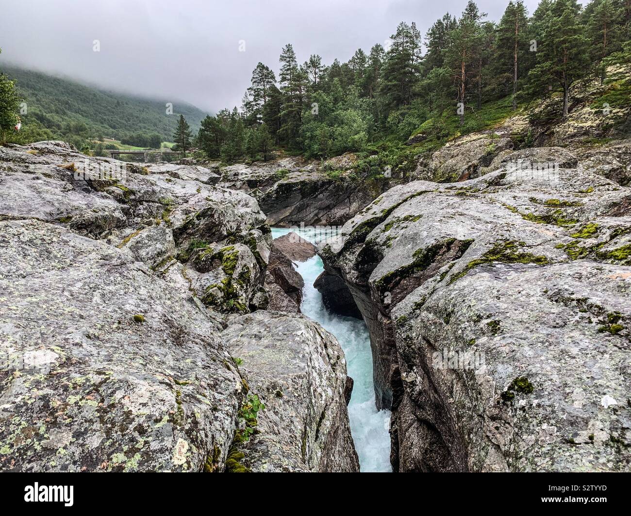 Cascade en Norvège Banque D'Images