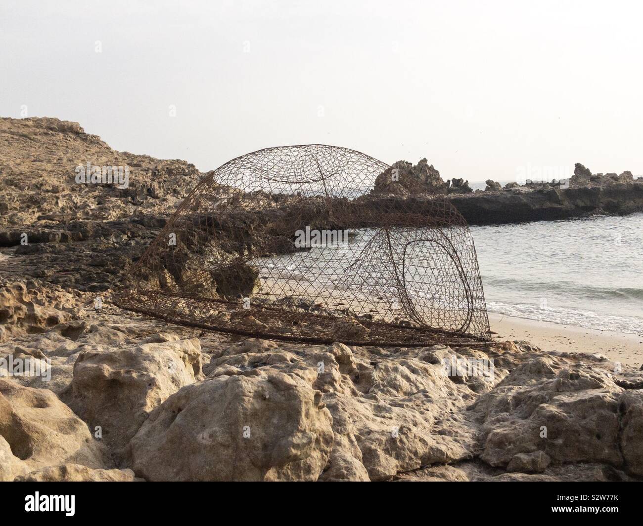 Piège : Marine pour les homards et crabes - Image de stock capturée avec un smartphone