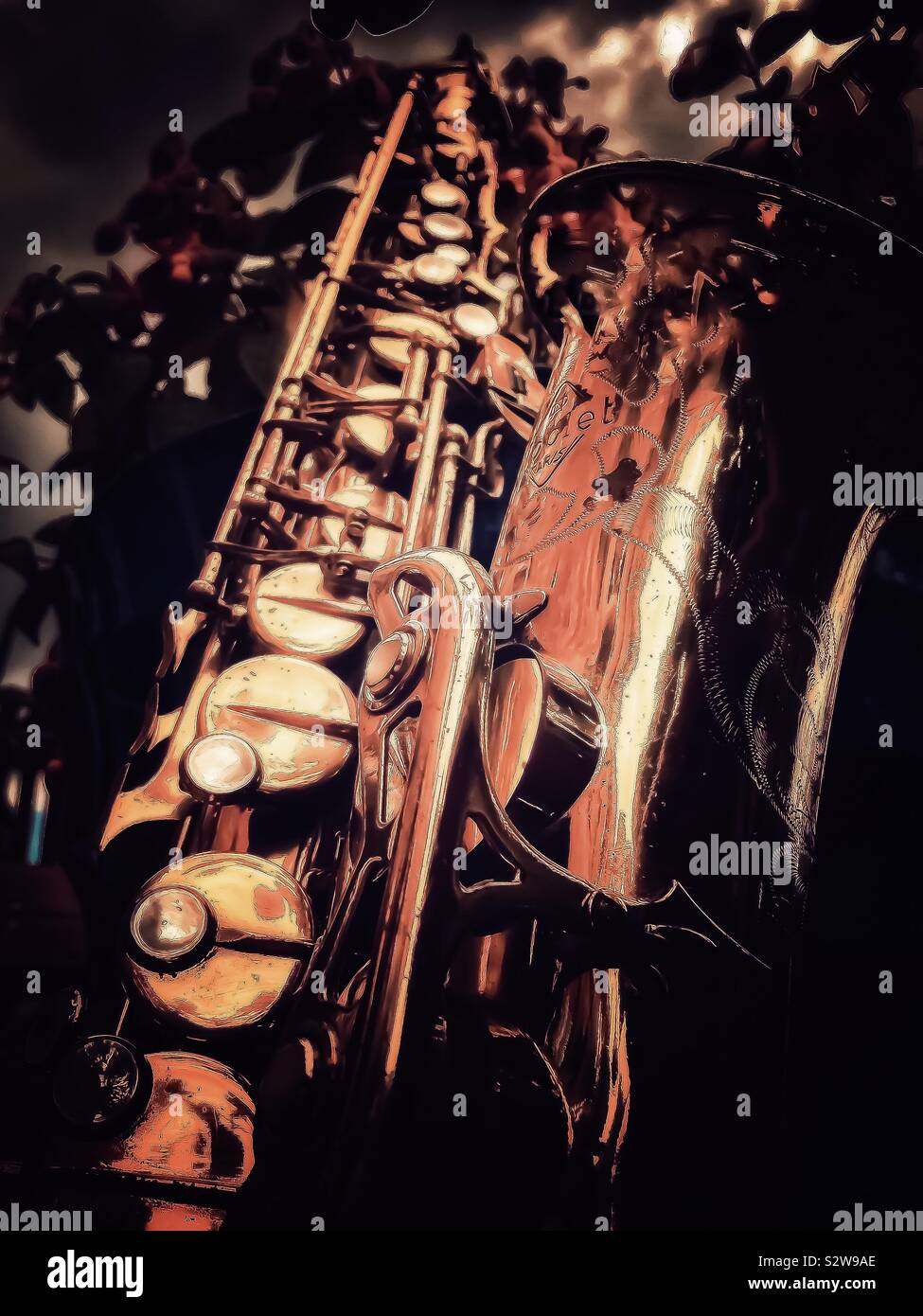 Noblet saxophone alto Banque D'Images