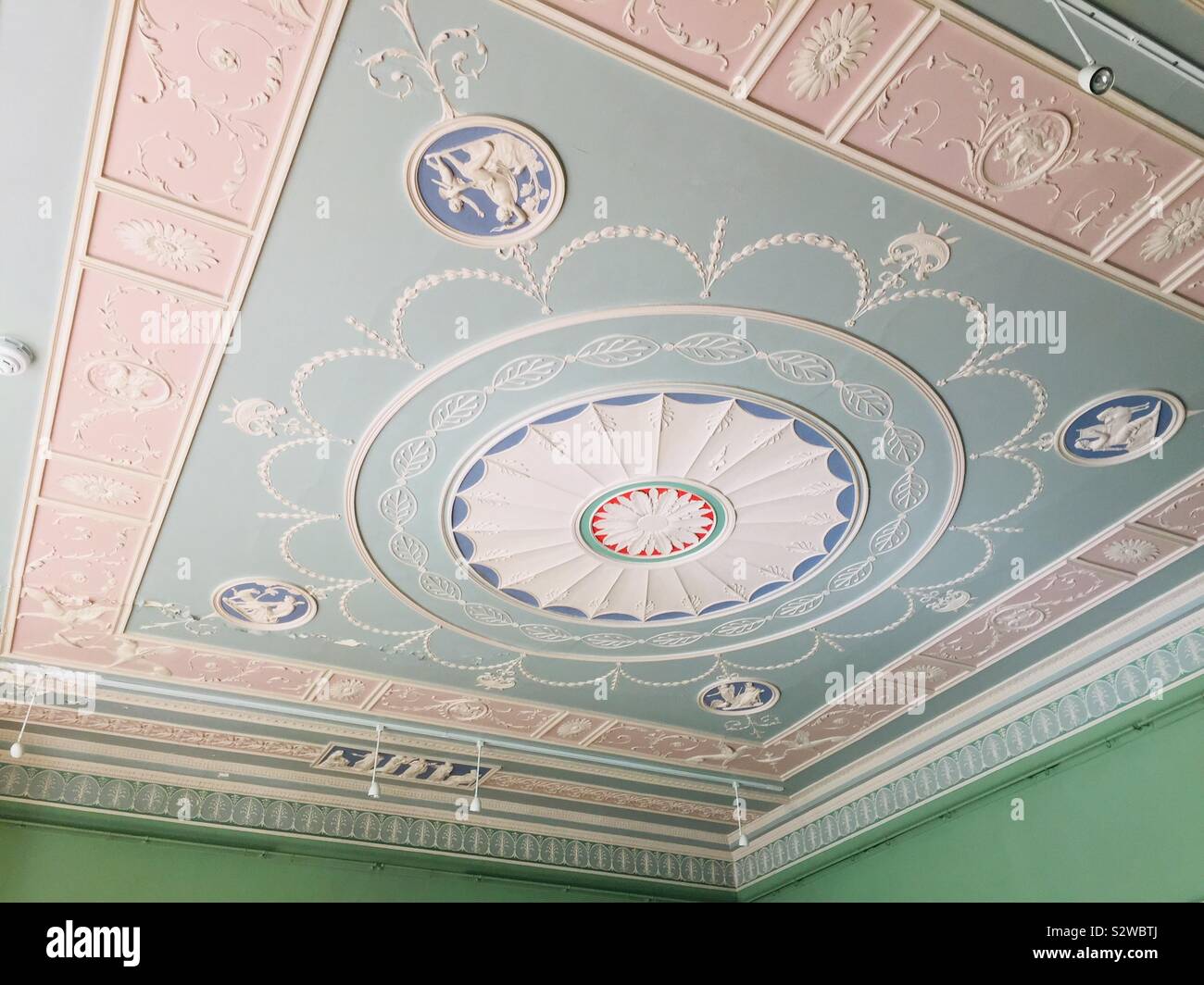 Lieu Beckenham Plafond intérieur park mansion - Image de stock capturée avec un smartphone