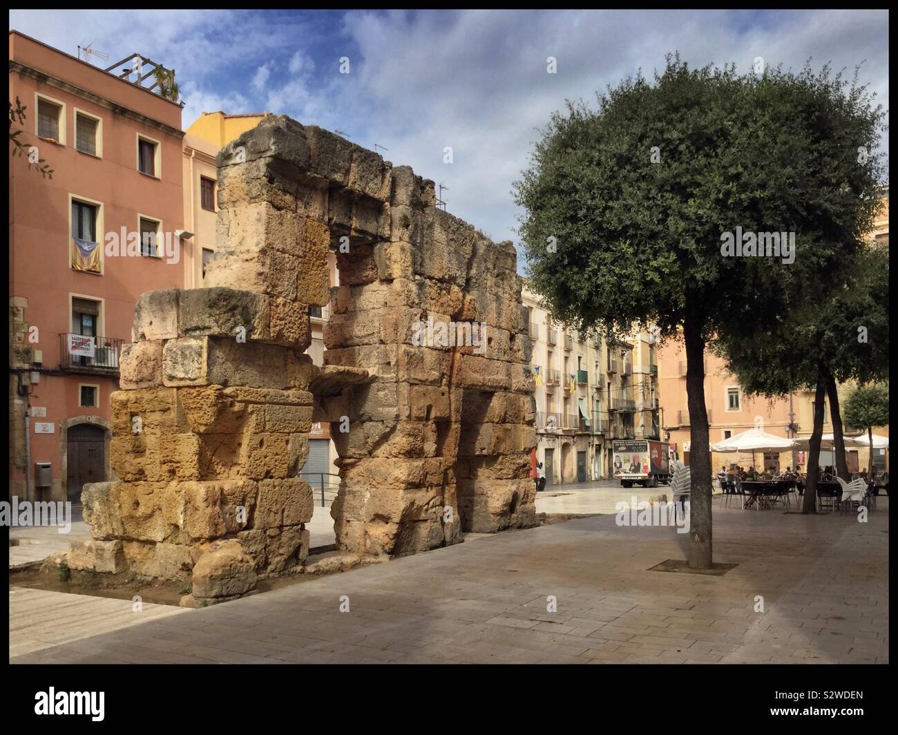 Vestiges romains de la ville de Tarragone, Catalogne, Espagne. Banque D'Images